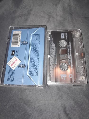 Sleepless in Seattle & More Songs for Sleepless Nights 2 Cassette Lot 1993 Epic - Thumbnail 3