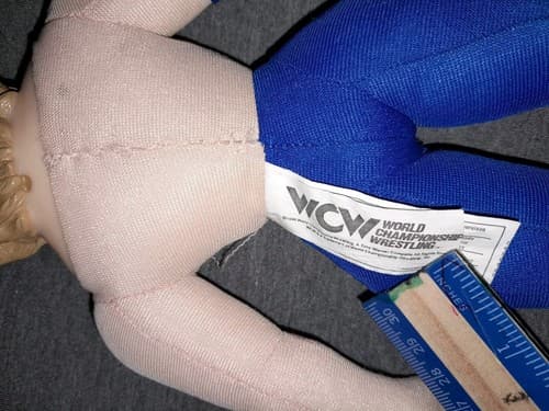 1999 Vintage WCW Diamond Dallas Page Plush Wrestling Doll 9" Play By Play - Thumbnail 11