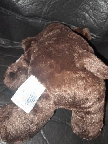 Brown Dog w/Patch Around Eye 12" BABW Build A Bear Workshop Plush - Thumbnail 6