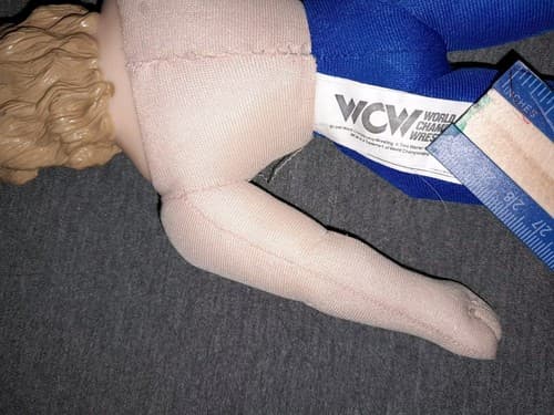 1999 Vintage WCW Diamond Dallas Page Plush Wrestling Doll 9" Play By Play - Thumbnail 10