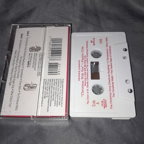 1998 Christmas with You Natalie Cole Audio Cassette Tape Hallmark Holiday Music - Thumbnail 2
