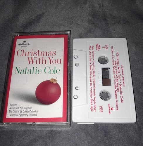 1998 Christmas with You Natalie Cole Audio Cassette Tape Hallmark Holiday Music - Image 1