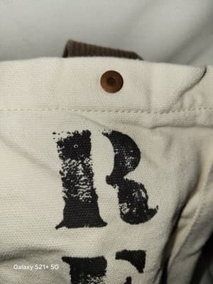 The Feed Foundation Canvas Tote Shoulder Bag 3 Read Market Shopper - Thumbnail 4