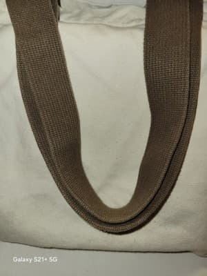 The Feed Foundation Canvas Tote Shoulder Bag 3 Read Market Shopper - Thumbnail 3