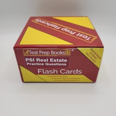Test Prep Psi Real Estate Practice Questions Flash Cards - Thumbnail 3