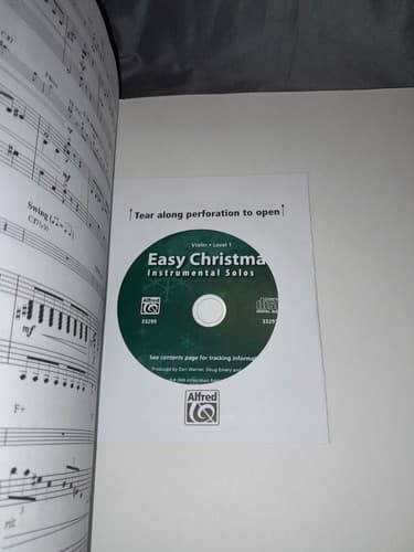 Easy Christmas Instrumental Solos for Strings, Level 1 Violin & Piano Book & CD - Thumbnail 4