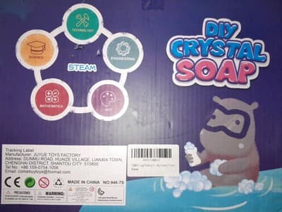 DIY Crystal Soap By Snaen Soap Making Kit Science Project Steam Mix Art Math Fun - Thumbnail 2