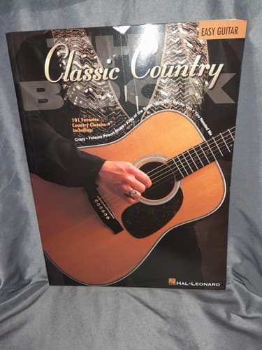 The Classic Country Book 101 Favorite Country Classics by Hal Leonard 1996 174pg - Image 1