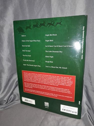 Easy Christmas Instrumental Solos for Strings, Level 1 Violin & Piano Book & CD - Thumbnail 3