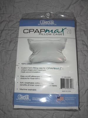 CONTOUR 1 EA CPAP Max 2.0 Pillowcase, White 1-626-900R - Thumbnail 4