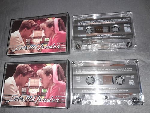 LOVE ME TENDER / Part 1 & 2 by Various Artists Cassette Tapes 1991 Lot Of 2 - Image 1