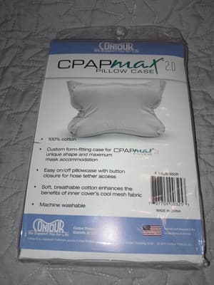 CONTOUR 1 EA CPAP Max 2.0 Pillowcase, White 1-626-900R - Thumbnail 3