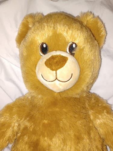 Brown Tan Teddy Bear Plush Stuffed Animal Build A Bear Workshop BAB 15" w Smile - Thumbnail 2