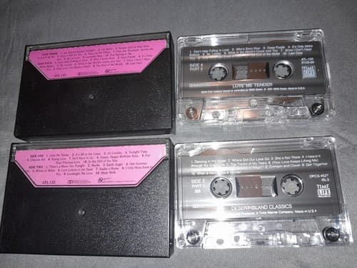 LOVE ME TENDER / Part 1 & 2 by Various Artists Cassette Tapes 1991 Lot Of 2 - Thumbnail 2