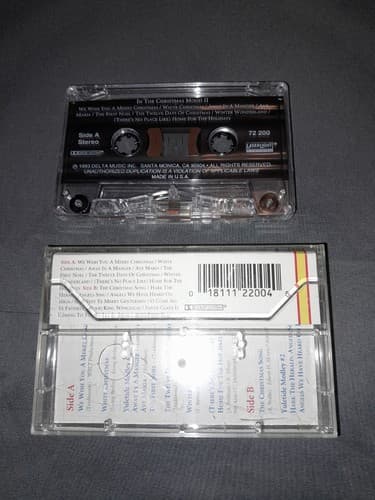 In the Christmas Mood II - Glen Miller Orchestra Cassette Tape 1993 - Thumbnail 2