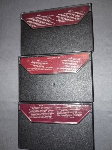 Vtg Victoria's Secret Classics by Request Collector's Edition Cassette Tapes 1-3 - Thumbnail 3