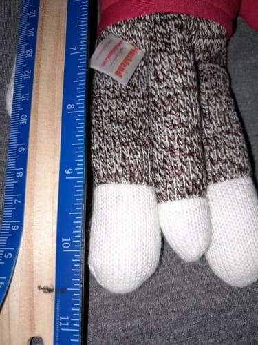 Texas Tech Sock Monkey 10.5" Tall College Football Red Raiders Huggable Lovable - Thumbnail 6