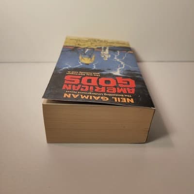 American Gods by Neil Gaiman Paperback 2016 Robert McGinnis Cover Fantasy - Thumbnail 5