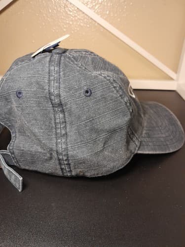 Otomi NB TX embroidered Ballcap Trucker Hat Cap Black Distressed Denim George - Thumbnail 5