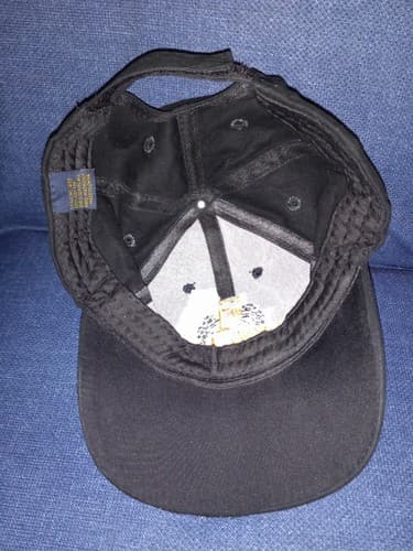 2010 #1 H.W. Lay Tx Racetrack Cap Hat Race To The Finish line Black Yellow White - Thumbnail 5