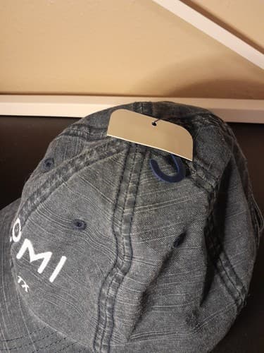 Otomi NB TX embroidered Ballcap Trucker Hat Cap Black Distressed Denim George - Thumbnail 3