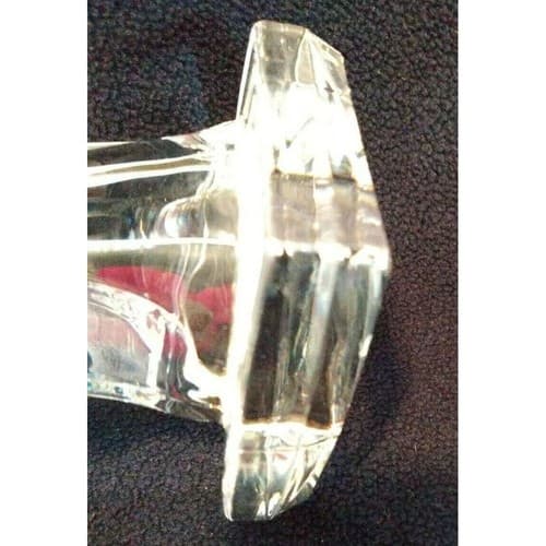 9 1/2" Indian Woman Crystal Clear Glass Figurine India Statue Beautiful RARE - Thumbnail 8