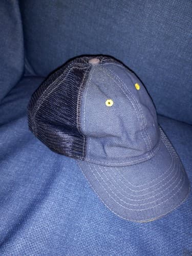 McDonalds Cap Hat Adult Trucker Snapback Blue Poly Cotton - Thumbnail 2