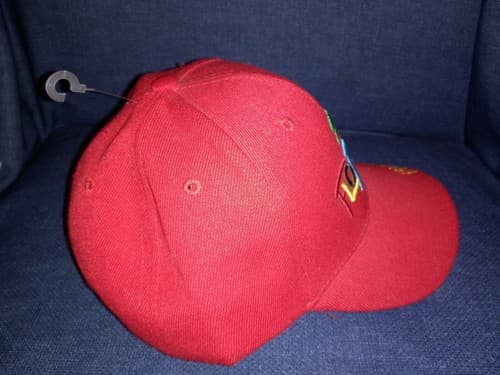 Florida Hat Cap Red Adult New Strapback Embroidered Florida Beautiful Adjustable - Thumbnail 5
