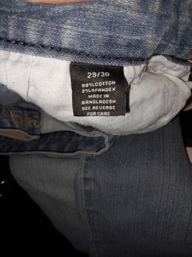 Carbon Distressed Jeans Sz 29x30 Straight Leg Denim Blue Actual 32x30 - Thumbnail 8