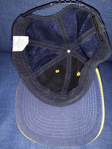 McDonalds Cap Hat Adult Trucker Snapback Blue Poly Cotton - Thumbnail 4