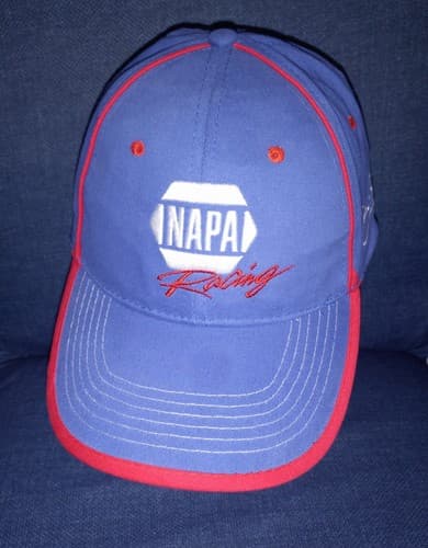 NAPA Racing Hat Cap Intrepid Fallen Heroes Fund USA Flag Blue Red White - Image 1