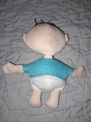 1997 Rugrats Tommy Pickles 6” Bean Bag Plush Applause Nickelodeon Vintage - Thumbnail 3