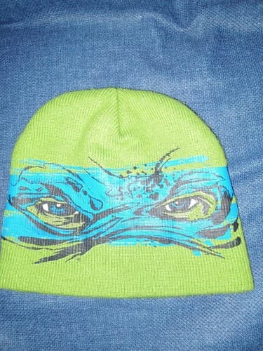 Teenage Mutant Ninja Turtles Leonardo Beanie Hat 2016 Out of the Shadows Rare!! - Image 1