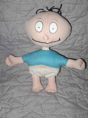 1997 Rugrats Tommy Pickles 6” Bean Bag Plush Applause Nickelodeon Vintage - Image 1