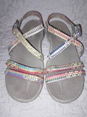 Skechers Reggae Outdoor Lifestyle Sandals Multicolor Beach Women's Size 11 - Thumbnail 5