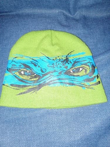 Teenage Mutant Ninja Turtles Leonardo Beanie Hat 2016 Out of the Shadows Rare!! - Thumbnail 2