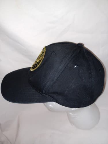 Jagermeister Liquor Baseball Cap Hat Snapback Adjustable Black Stag Gold Logo - Thumbnail 2