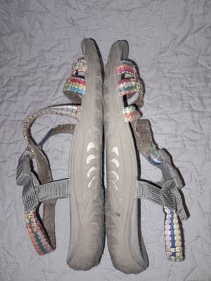 Skechers Reggae Outdoor Lifestyle Sandals Multicolor Beach Women's Size 11 - Thumbnail 9