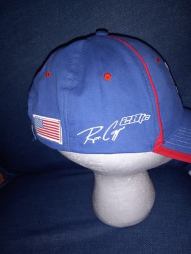 NAPA Racing Hat Cap Intrepid Fallen Heroes Fund USA Flag Blue Red White - Thumbnail 4