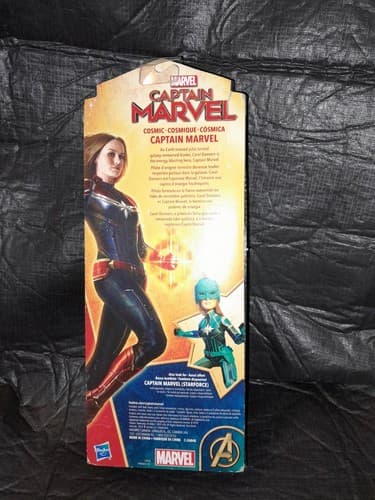 CAPTAIN MARVEL COSMIC 12" Super Hero Action Figure Doll NEW! - Thumbnail 4