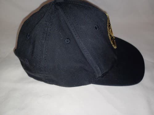 Jagermeister Liquor Baseball Cap Hat Snapback Adjustable Black Stag Gold Logo - Thumbnail 4
