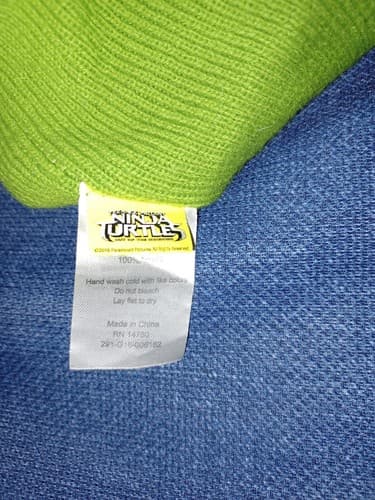 Teenage Mutant Ninja Turtles Leonardo Beanie Hat 2016 Out of the Shadows Rare!! - Thumbnail 7