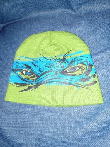 Teenage Mutant Ninja Turtles Leonardo Beanie Hat 2016 Out of the Shadows Rare!! - Thumbnail 3