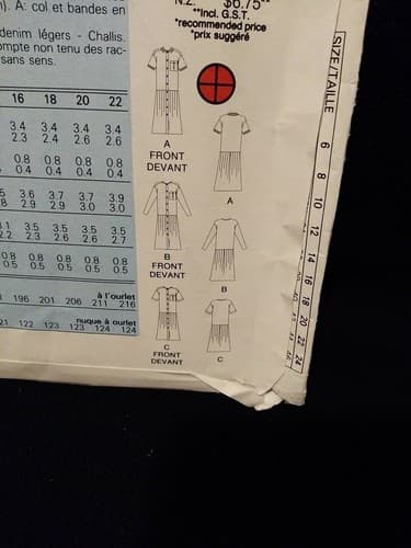 Vintage Butterick 4702 Sewing Pattern Size 12 The Family Circle Collection Dress - Thumbnail 6