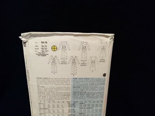 Vintage Butterick 4902 Rimini Sewing Pattern Size 8 10 12 Evening Cocktail Party - Thumbnail 5