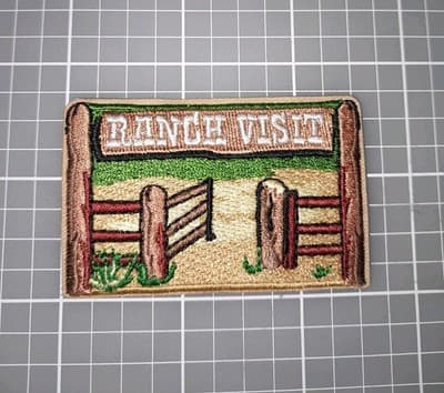 Ranch Visit Tour Badge Girl & Boys Scouts Cub Fun Patch 1.75"×2.5" New - Image 1