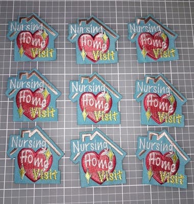 Nursing Home Visit Tour Patch Badge Girl & Boys Scouts Cub Fun Patch 2"×2" - Thumbnail 3