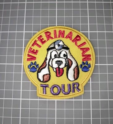 Veterinarian Tour GSA Patch Badge Girl & Boys Scouts Cub Fun Patch 2.25"×2.25" - Image 1