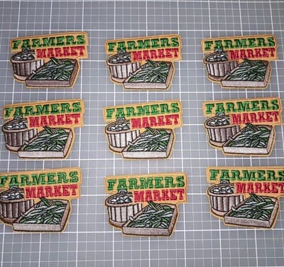 Farmers Market GSA Patch Badge Girl & Boys Scouts Cub Fun Patch 1.75"×2.25" - Thumbnail 4