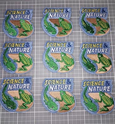 Science & Nature Patch Badge Girl & Boys Scouts Cub Fun Patch 2"×2.25" New - Thumbnail 3